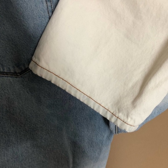 Blank NYC Two Tone / The Baxter Ribcage Straight Leg Jeans Size 30 - Picture 7 of 7